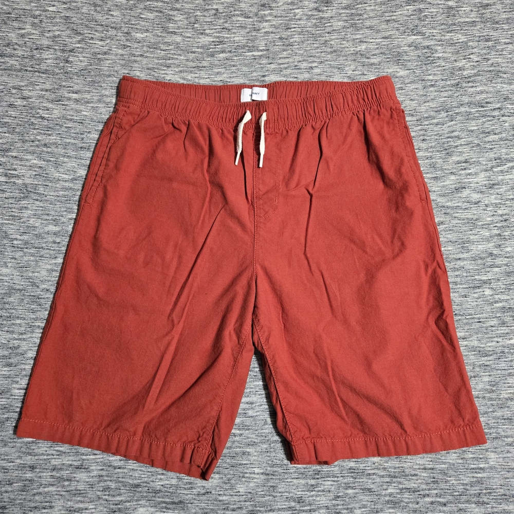 Old Navy Shorts Men's Size XXL Orange Chino Bermuda Drawstring Outdoor Mid Rise